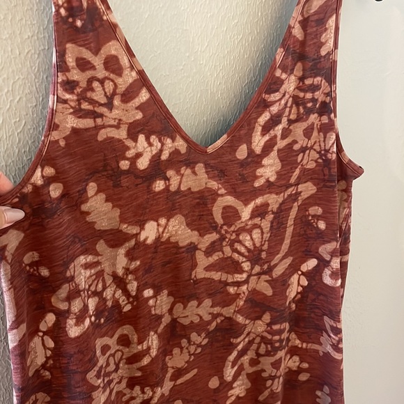 Anthropologie rust tones tank in size M - Picture 5 of 6